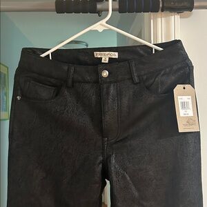 Frye & Co. Textured Black Pants